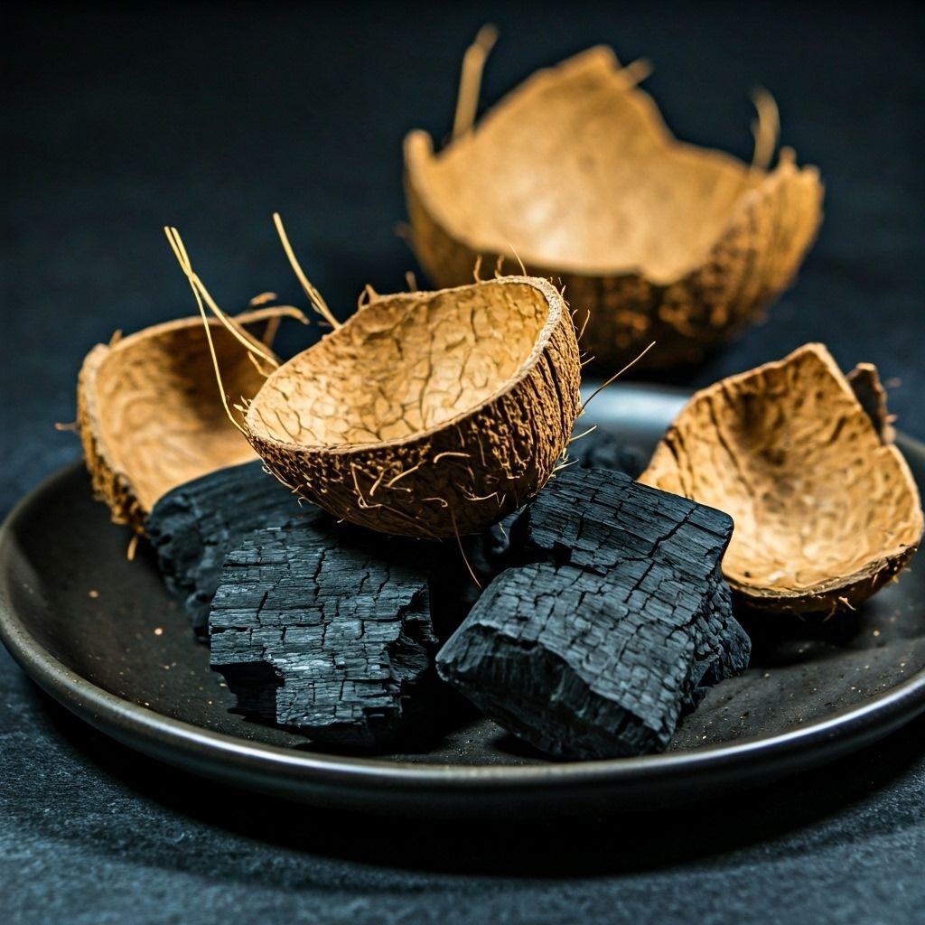 Coconut shell charcoal